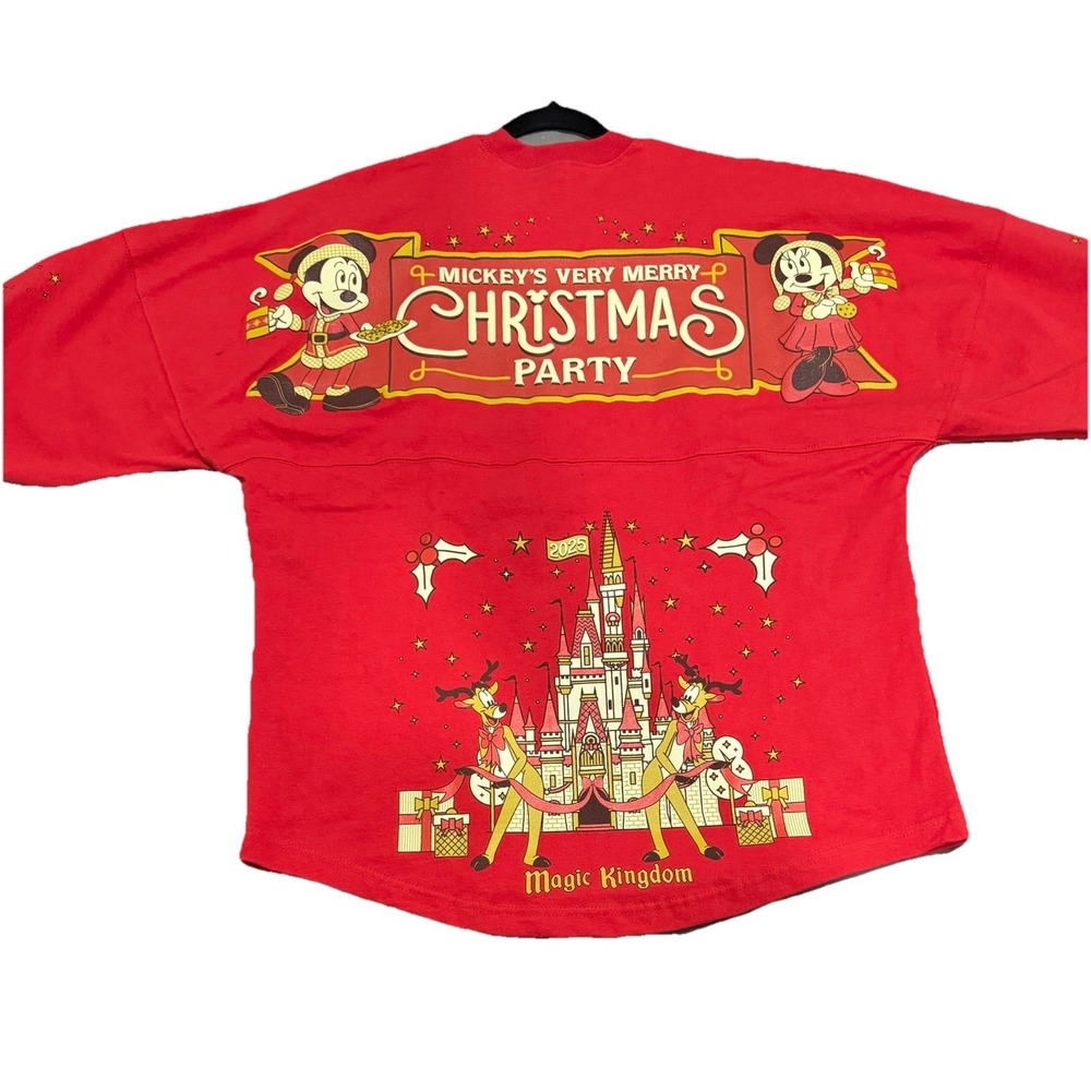 Disney Spirit Jersey M 2025 Mickey Very Merry Christmas Party Mickey Xmas NWT